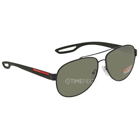 PRADA LINEA ROSSA Men's Polarized Sunglasses , PS 55QS